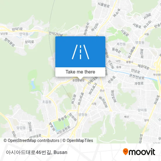아시아드대로46번길 map