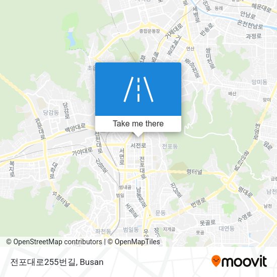 전포대로255번길 map