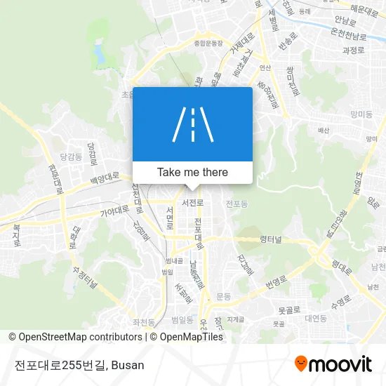 전포대로255번길 map