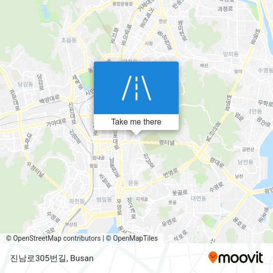 진남로305번길 map