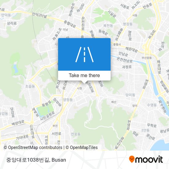 중앙대로1038번길 map