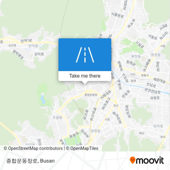종합운동장로 map
