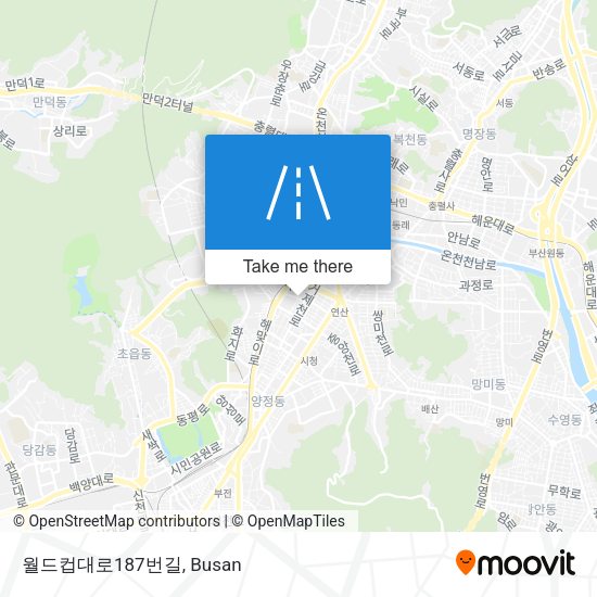 월드컵대로187번길 map