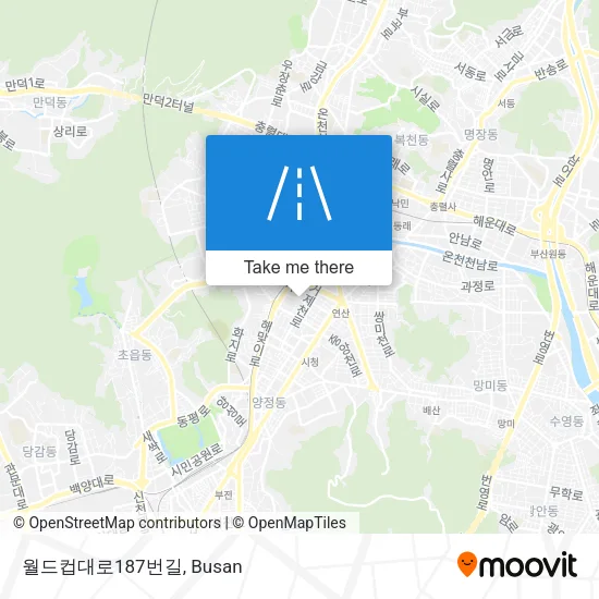 월드컵대로187번길 map