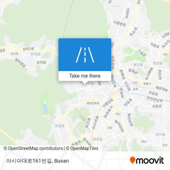 아시아대로161번길 map