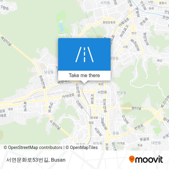 서면문화로53번길 map