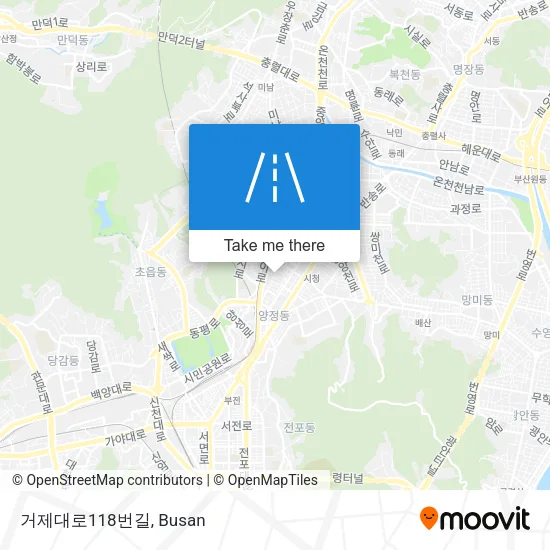 거제대로118번길 map