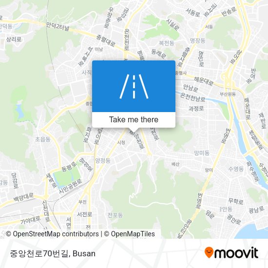 중앙천로70번길 map