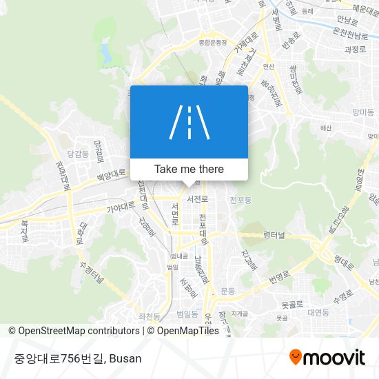 중앙대로756번길 map