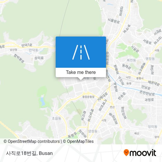 사직로18번길 map