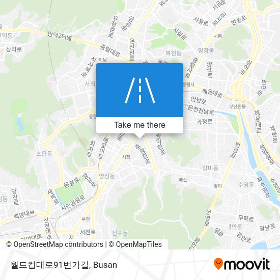 월드컵대로91번가길 map