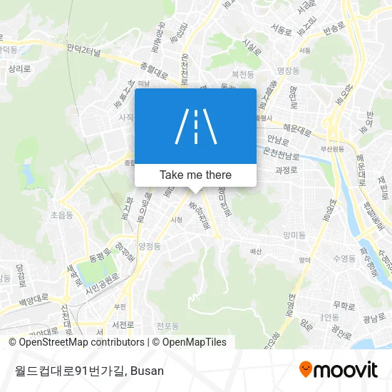 월드컵대로91번가길 map