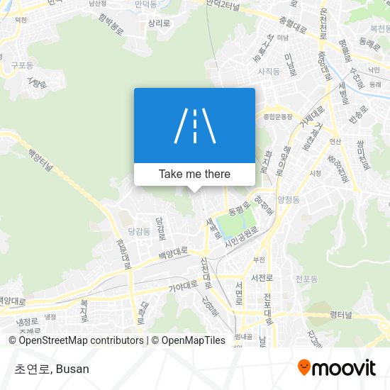 초연로 map