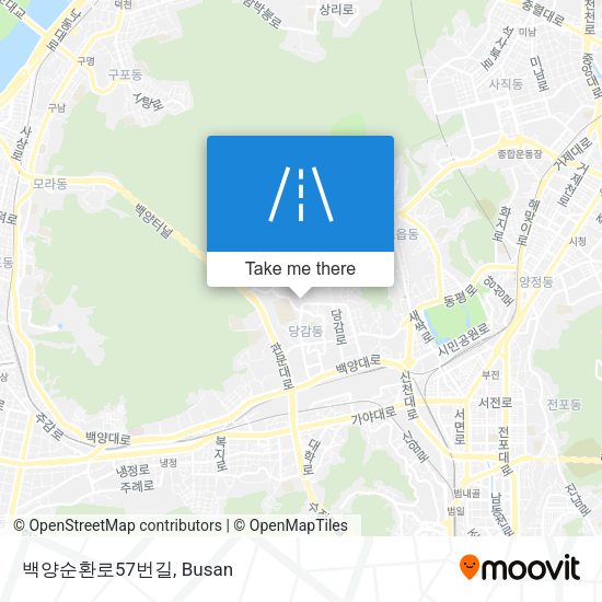 백양순환로57번길 map