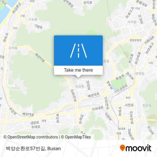 백양순환로57번길 map