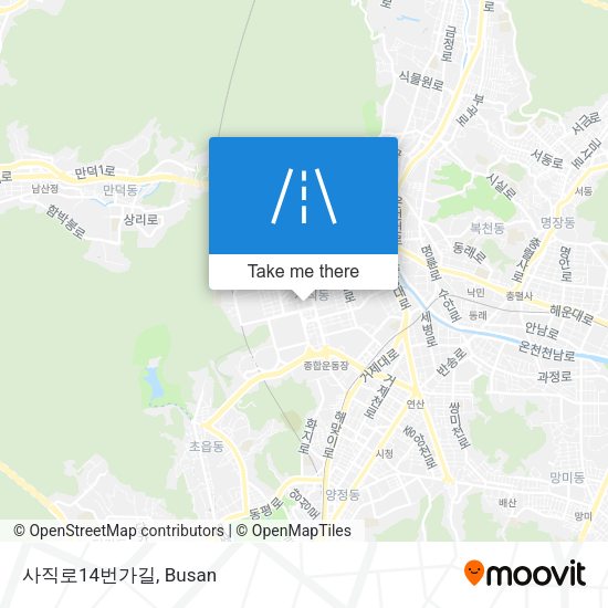 사직로14번가길 map