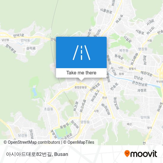 아시아드대로82번길 map
