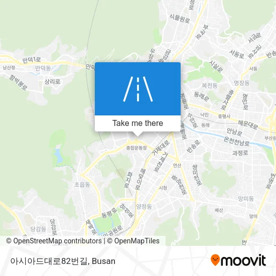 아시아드대로82번길 map