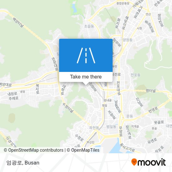 엄광로 map