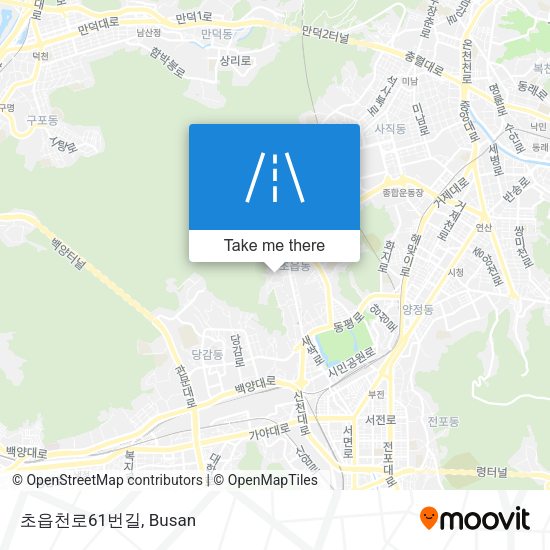 초읍천로61번길 map