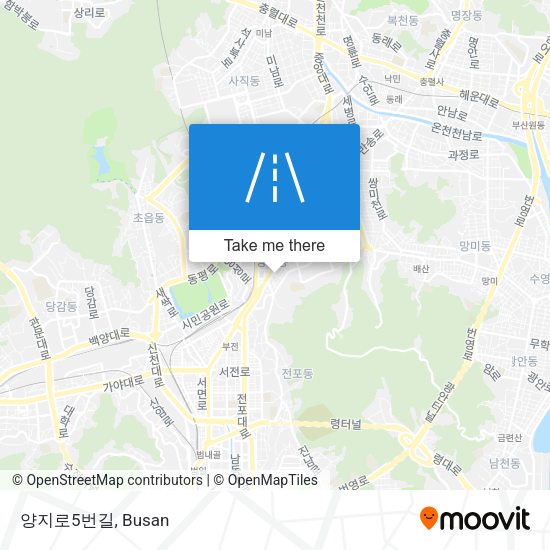 양지로5번길 map