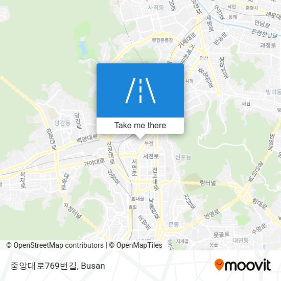 중앙대로769번길 map