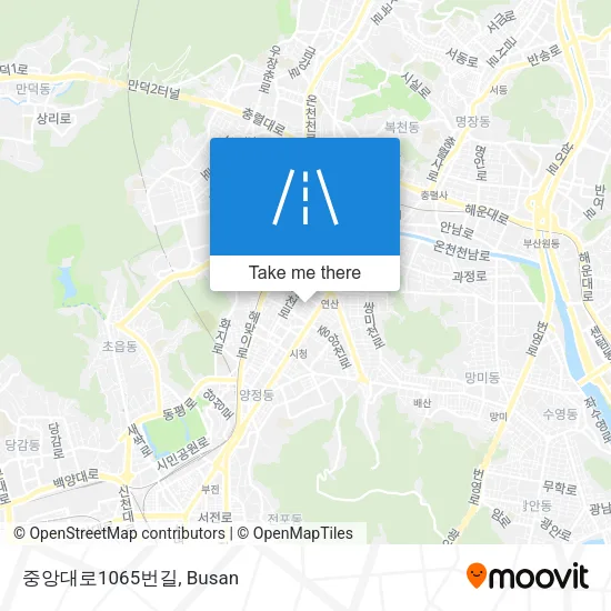 중앙대로1065번길 map