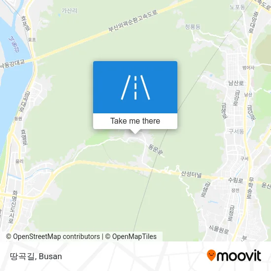 땅곡길 map