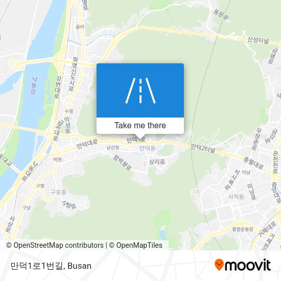 만덕1로1번길 map
