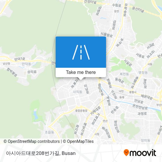 아시아드대로208번가길 map