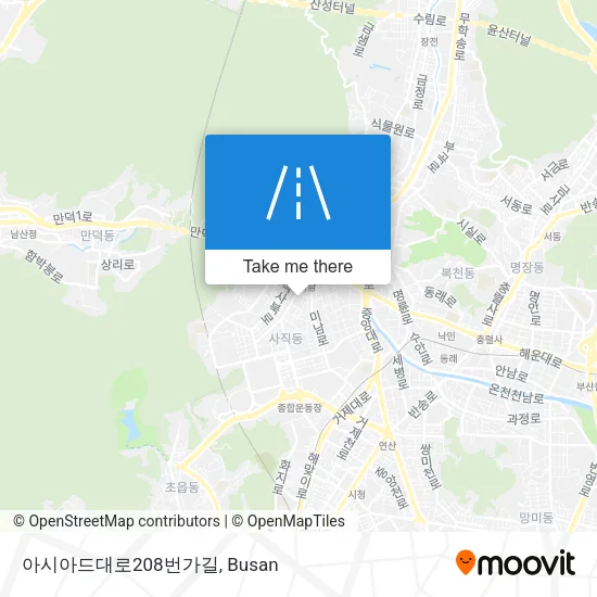 아시아드대로208번가길 map