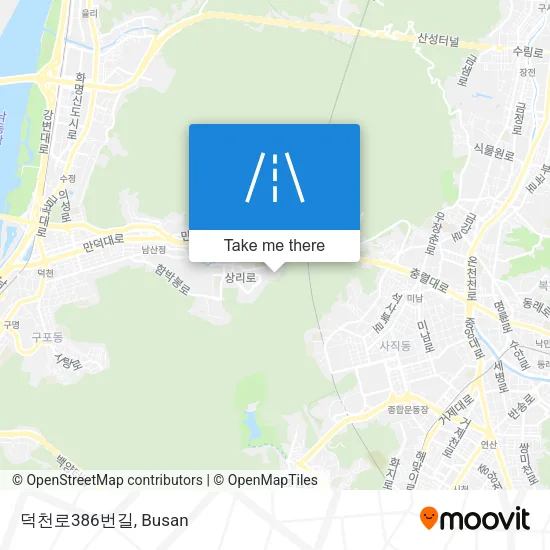 덕천로386번길 map