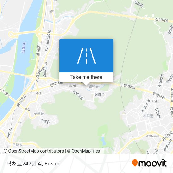 덕천로247번길 map