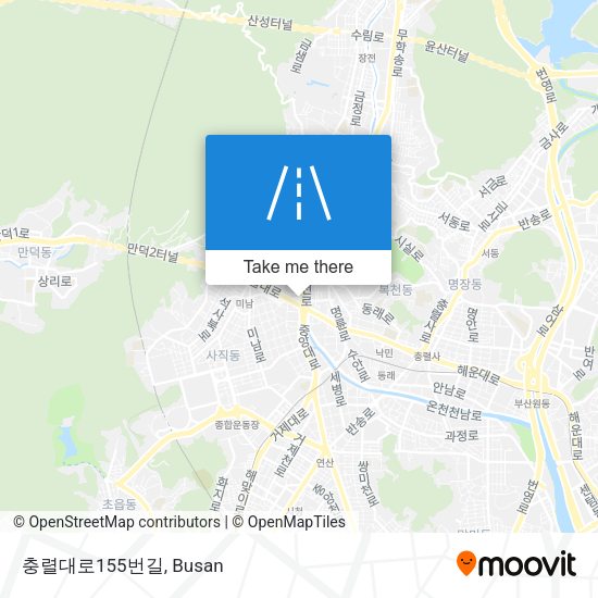 충렬대로155번길 map