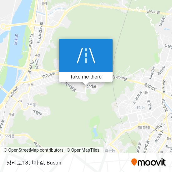 상리로18번가길 map