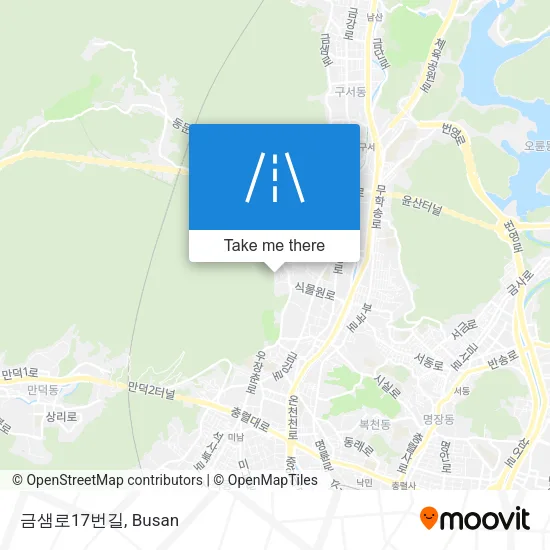 금샘로17번길 map