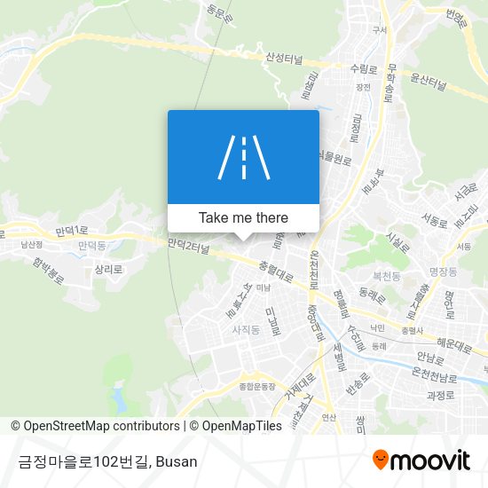 금정마을로102번길 map
