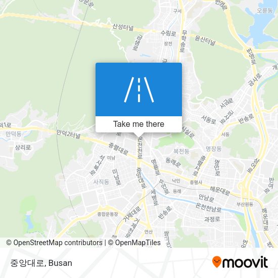 중앙대로 map