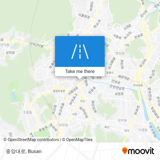 중앙대로 map