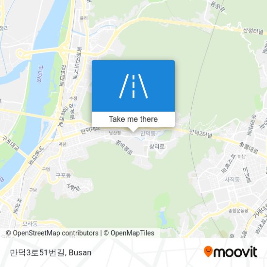 만덕3로51번길 map