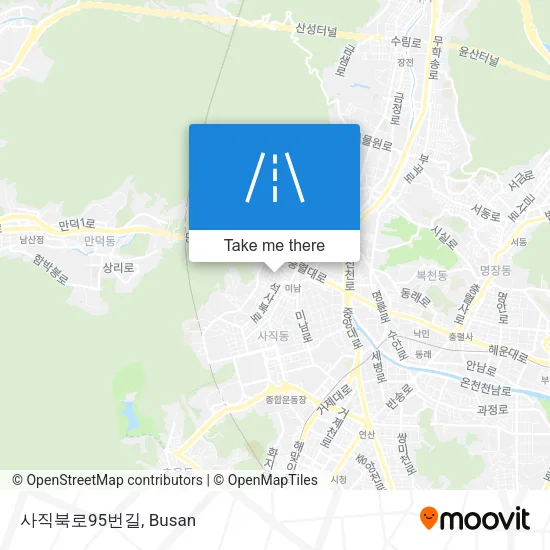 사직북로95번길 map