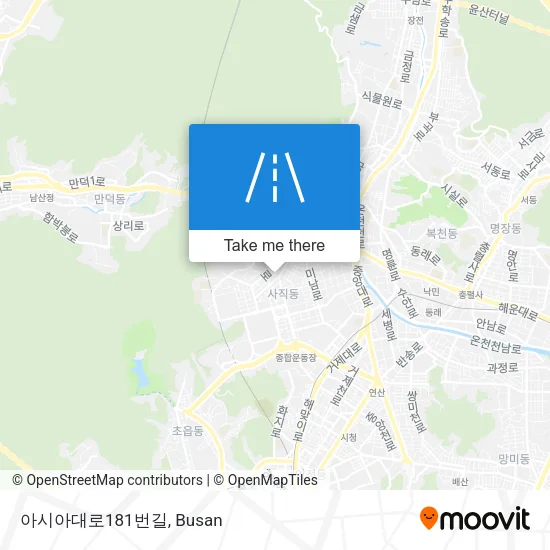 아시아대로181번길 map