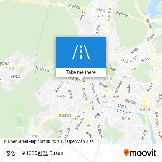 중앙대로1325번길 map