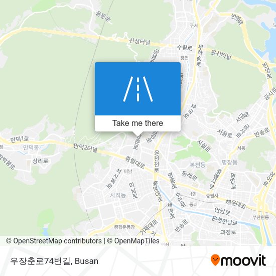 우장춘로74번길 map