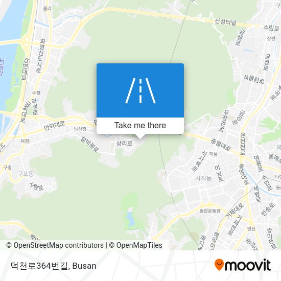 덕천로364번길 map