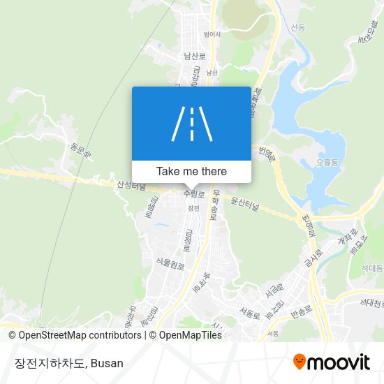 장전지하차도 map