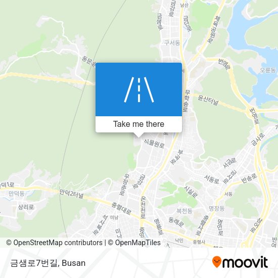 금샘로7번길 map
