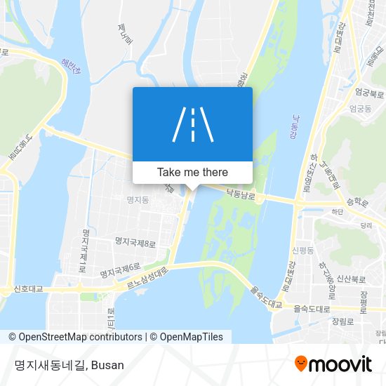 명지새동네길 map