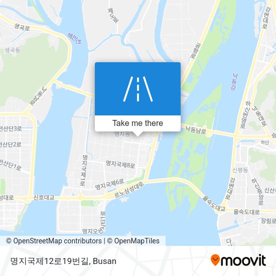 명지국제12로19번길 map