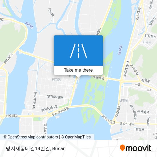 명지새동네길14번길 map